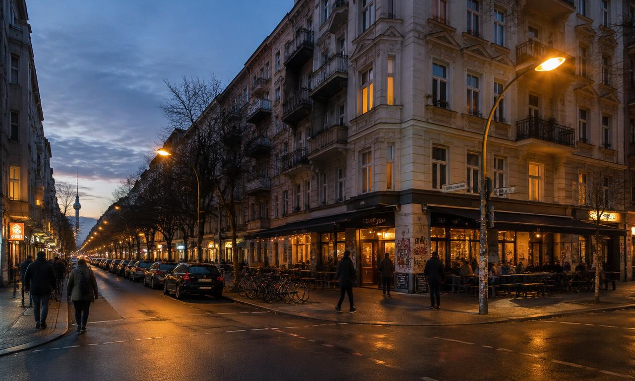 Straßenecke in Friedrichshain
